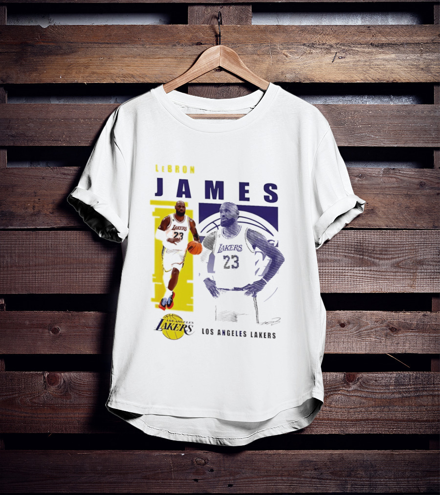 LeBron James Los Angeles Lakers Basketball Highlights 23 T-Shirt