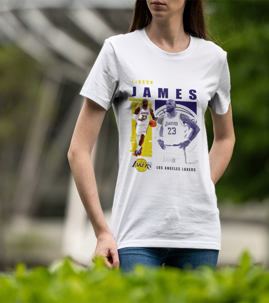 LeBron James Los Angeles Lakers Basketball Highlights 23 T-Shirt