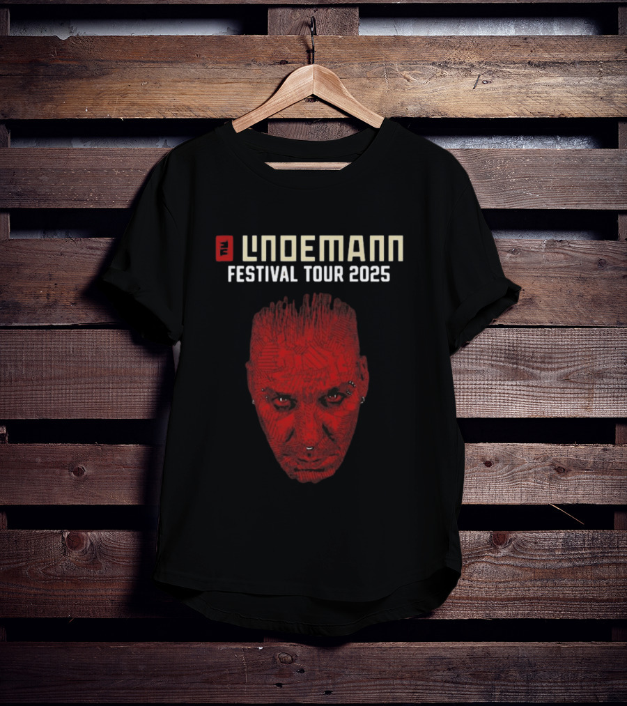 Lindemann Festival Tour 2025 Red Face T-Shirt