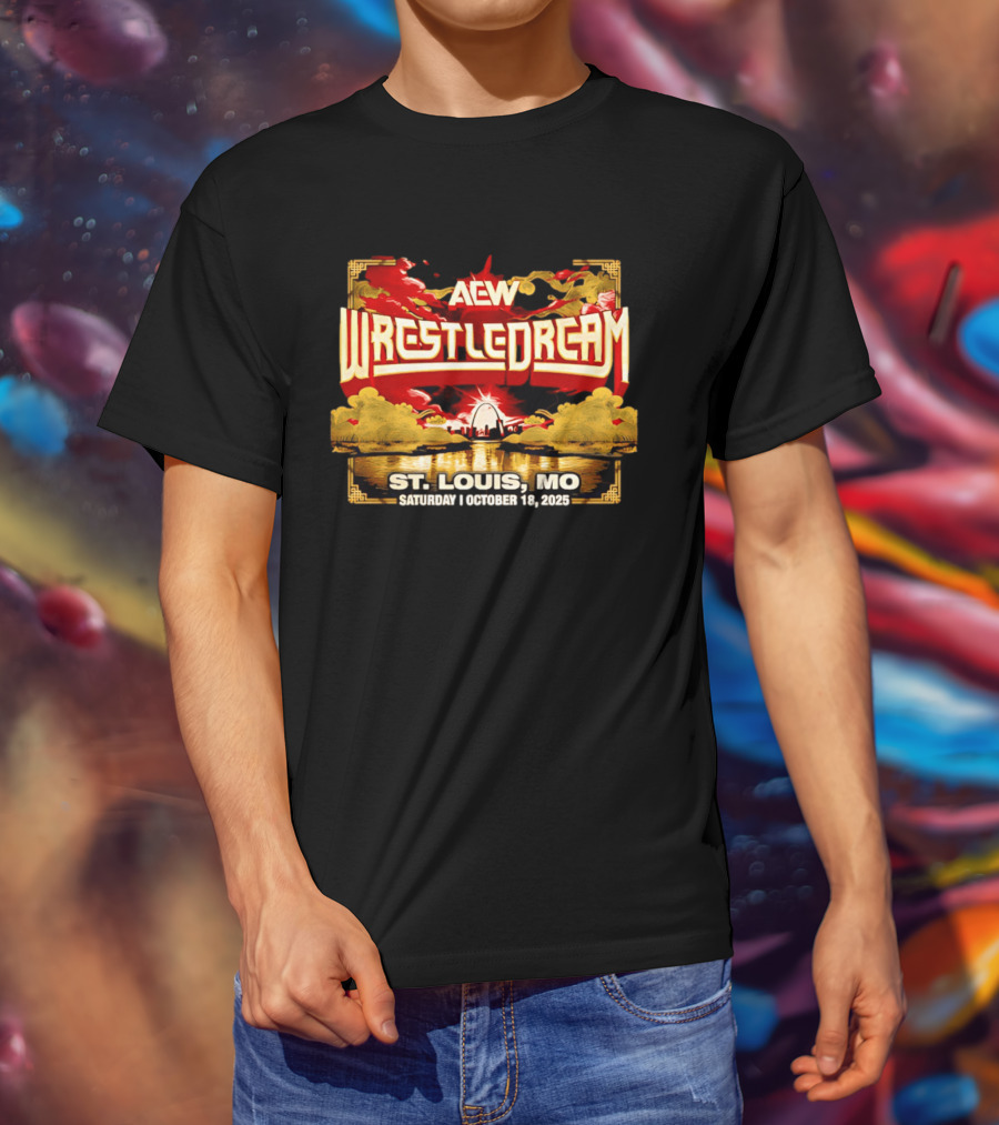 AEW WrestleDream October 18 2025 St Louis MO Event T-Shirt
