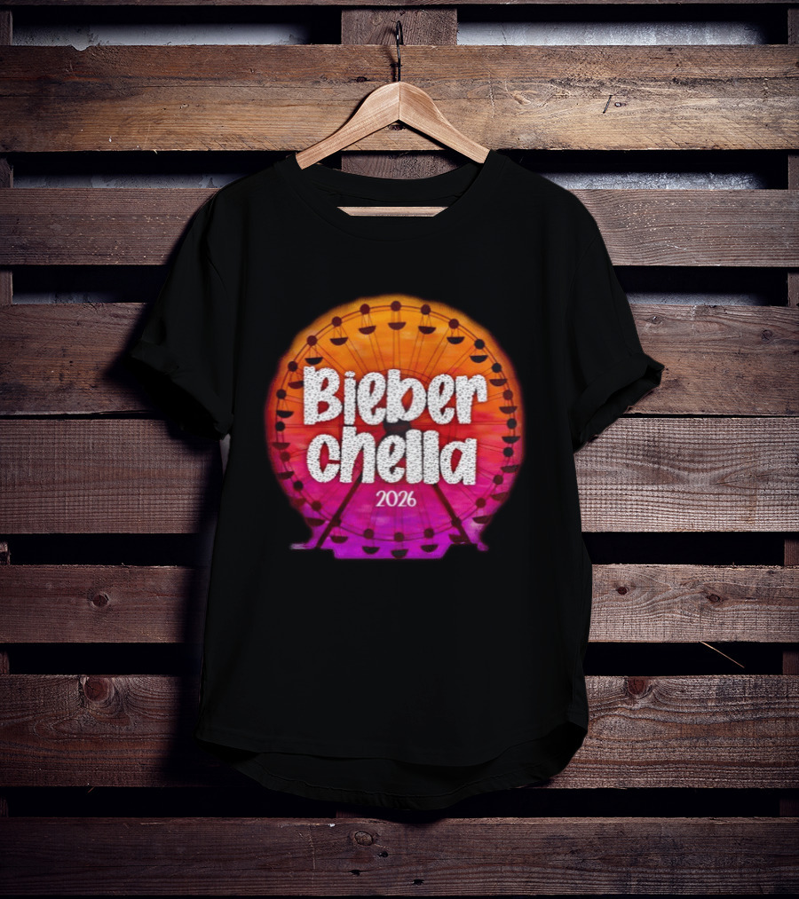 Bieberchella Coachella Ferris Wheel Summer Concert 2026 T-Shirt