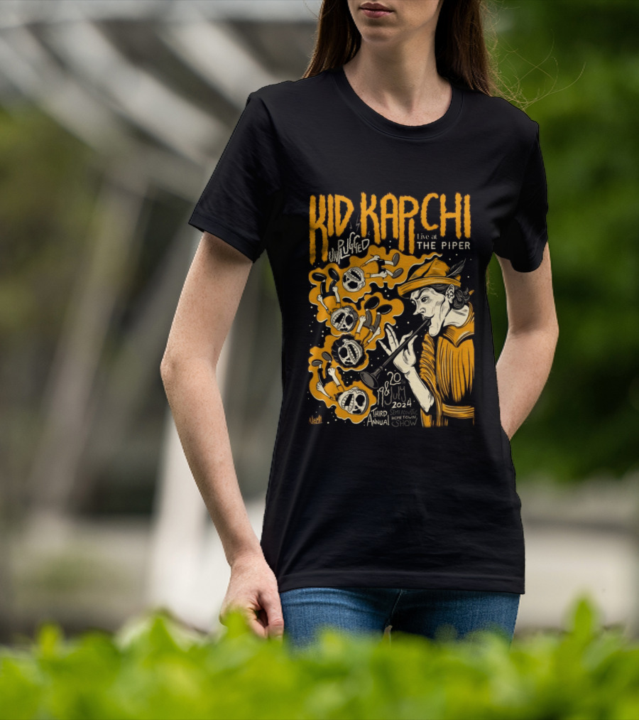 Kid Kapichi Unplugged Live The Piper July 19 20 2024 Semi Acoustic Hometown Show T-Shirt