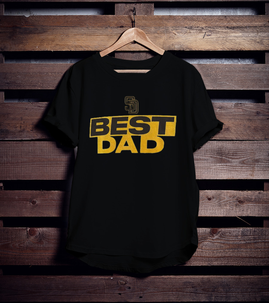 San Diego Padres Best Dad Father's Day MLB SD T-Shirt