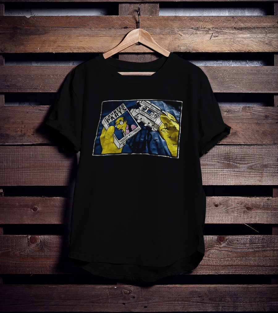 Counterparts Tragedy Will Find Us Cassette Tape Cartoon T-Shirt