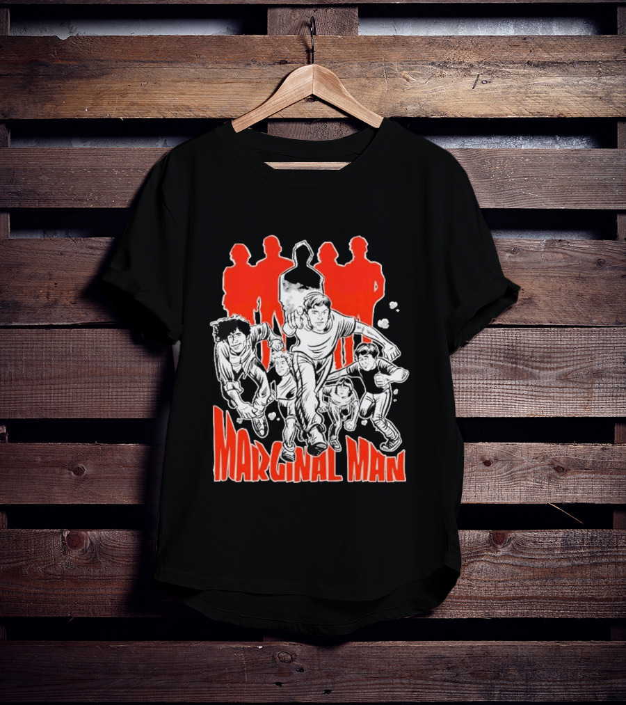 Marginal Man Identity Comic Style Group Of Characters T-Shirt