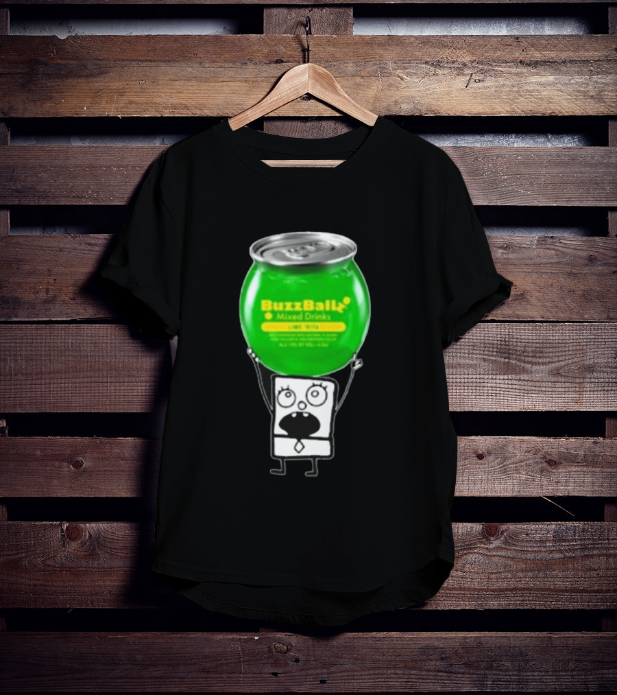 Doodlebob Lime Rita Buzzball Mixed Drinks T-Shirt