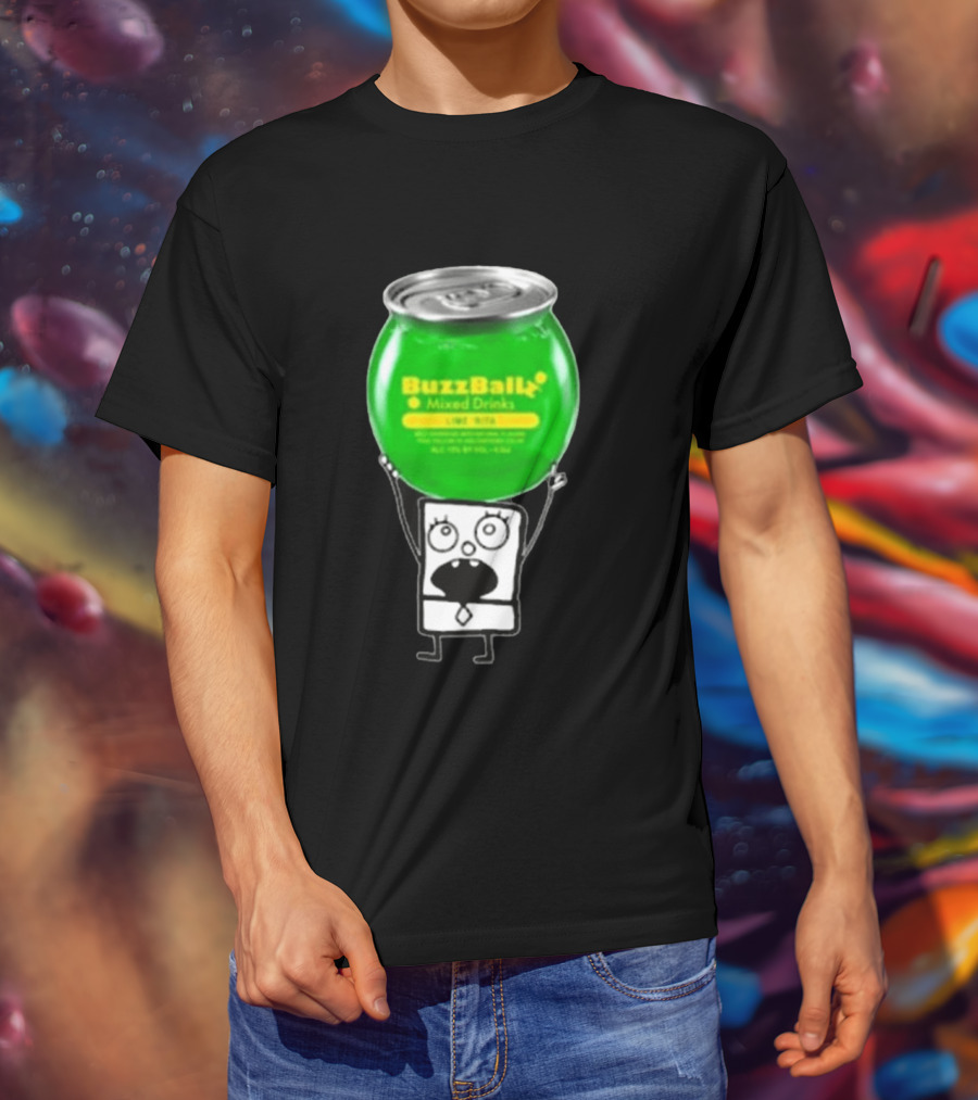 Doodlebob Lime Rita Buzzball Mixed Drinks T-Shirt