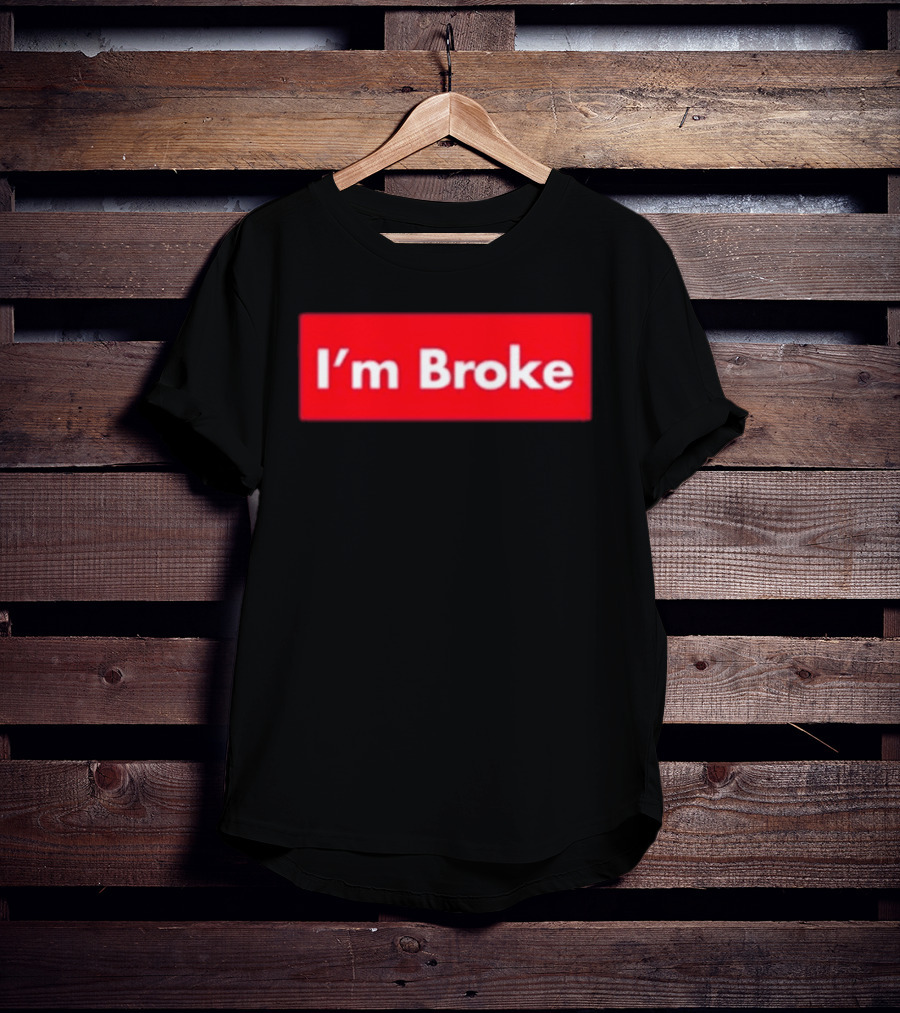 Terroriser I'm Broke Red Box T-Shirt