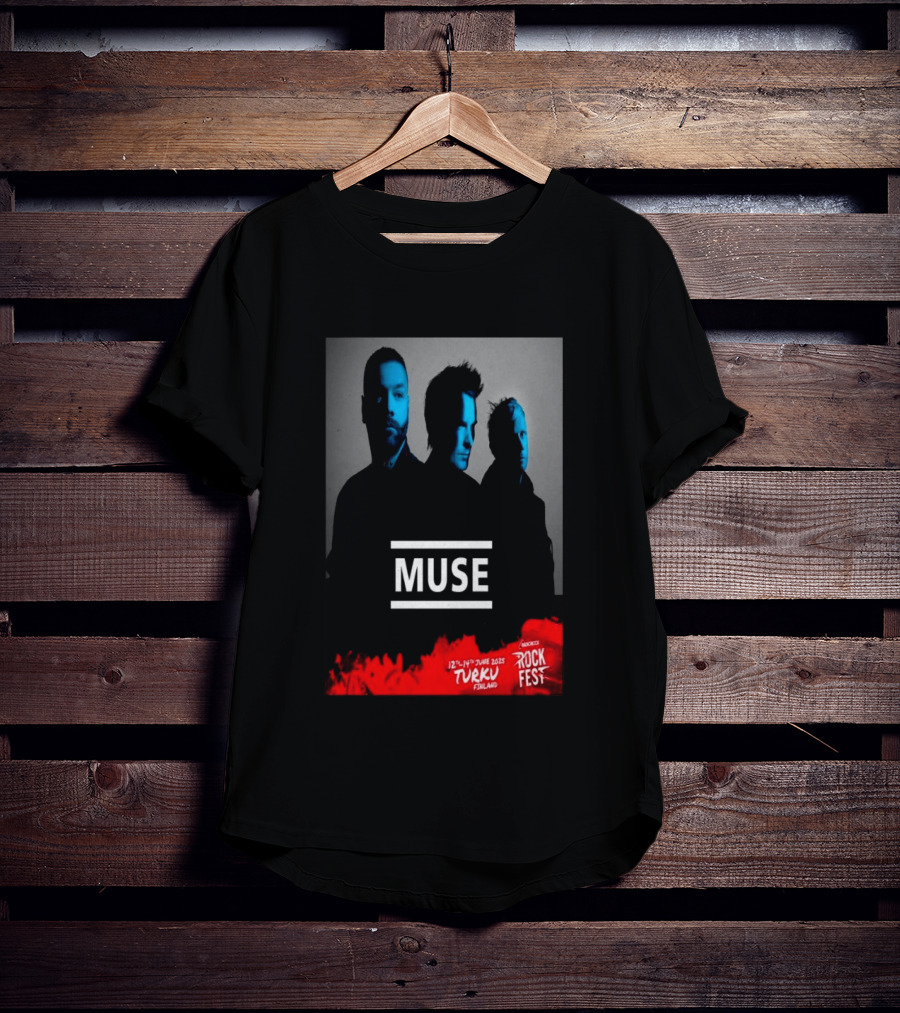Muse Rockfest Turku 12th 14th June 2025 Finland T-Shirt