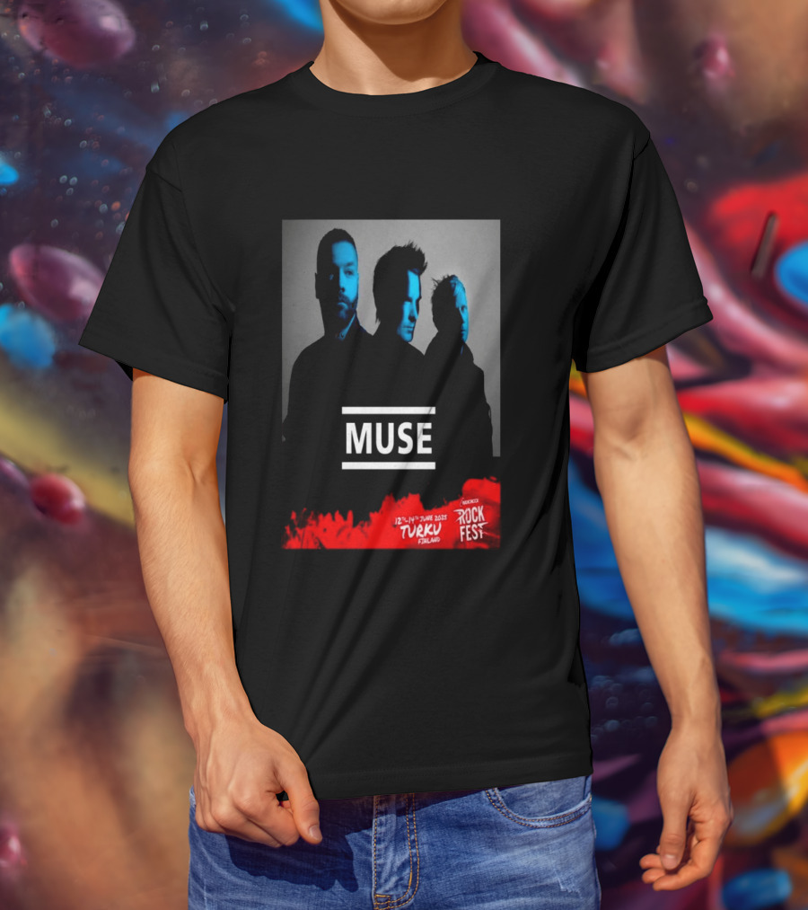 Muse Rockfest Turku 12th 14th June 2025 Finland T-Shirt