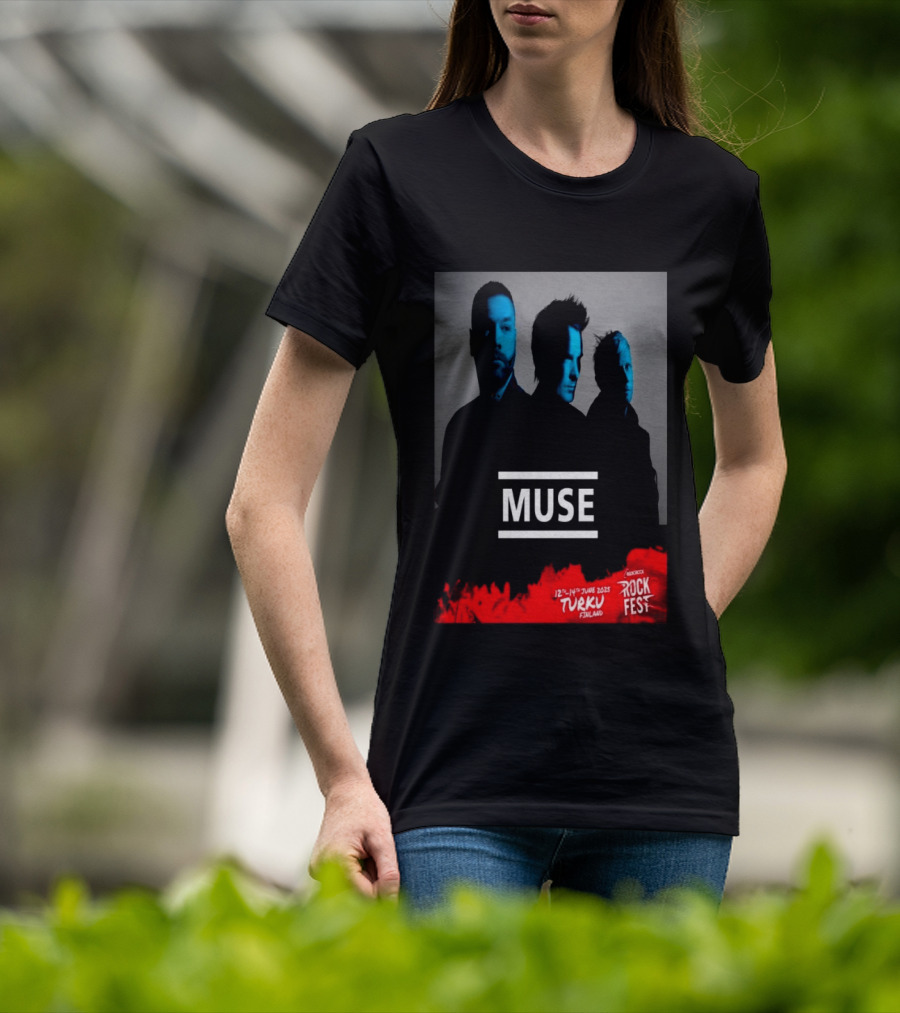 Muse Rockfest Turku 12th 14th June 2025 Finland T-Shirt
