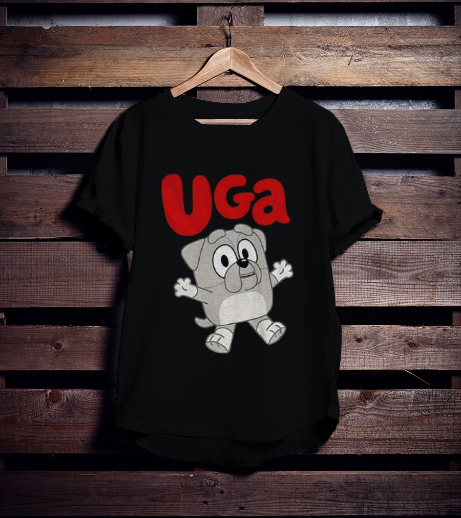 UGA Bulldogs Mascot Cartoon Graphic Game Day T-Shirt