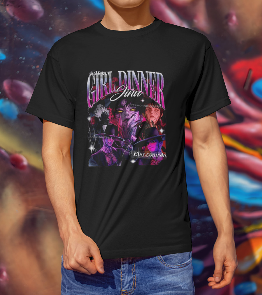 Girl Dinner Jinx Etsy Villain Crush Aesthetic T-Shirt