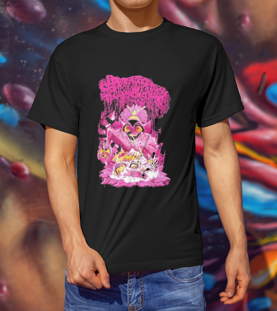 New Sanguisugabogg Pink Monster King Julian Purple T-Shirt