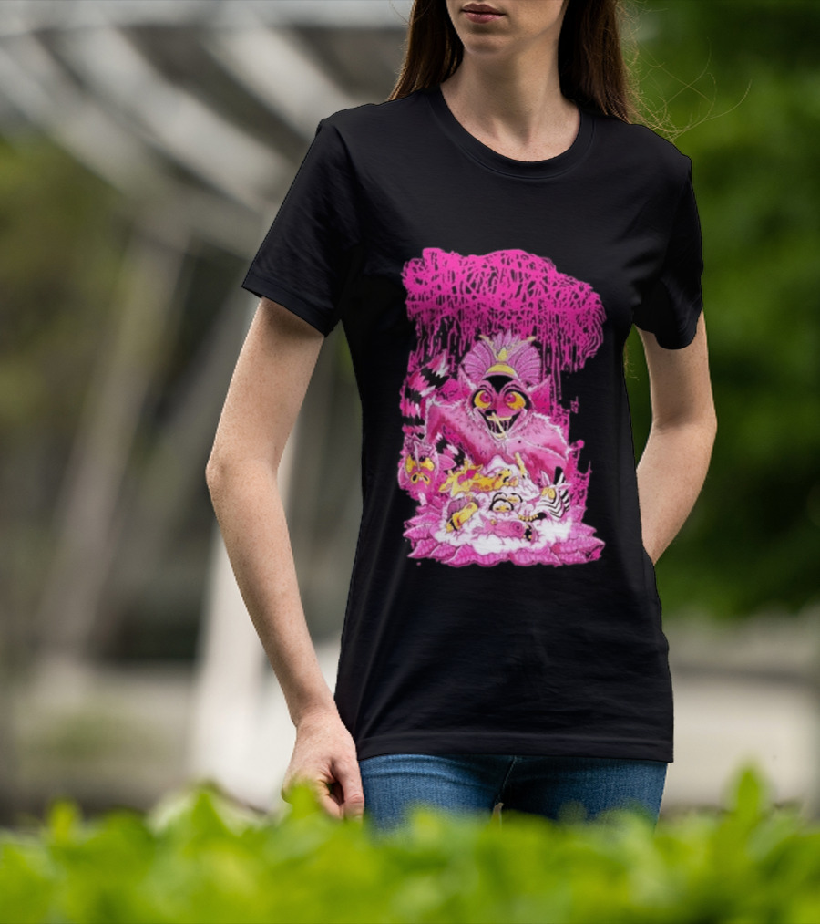 New Sanguisugabogg Pink Monster King Julian Purple T-Shirt