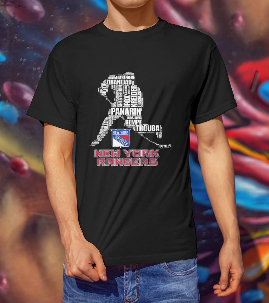 New York Rangers Hockey 2024 Panarin Trouba T-Shirt