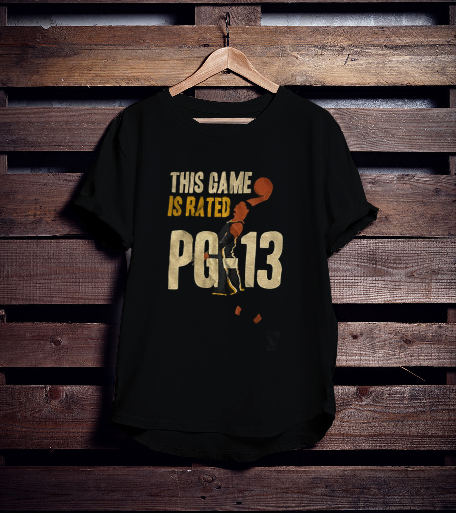 Tony Bradley Indiana Pacers This Game Is Rated PG 13 Basketball Cartoon T-Shirt
