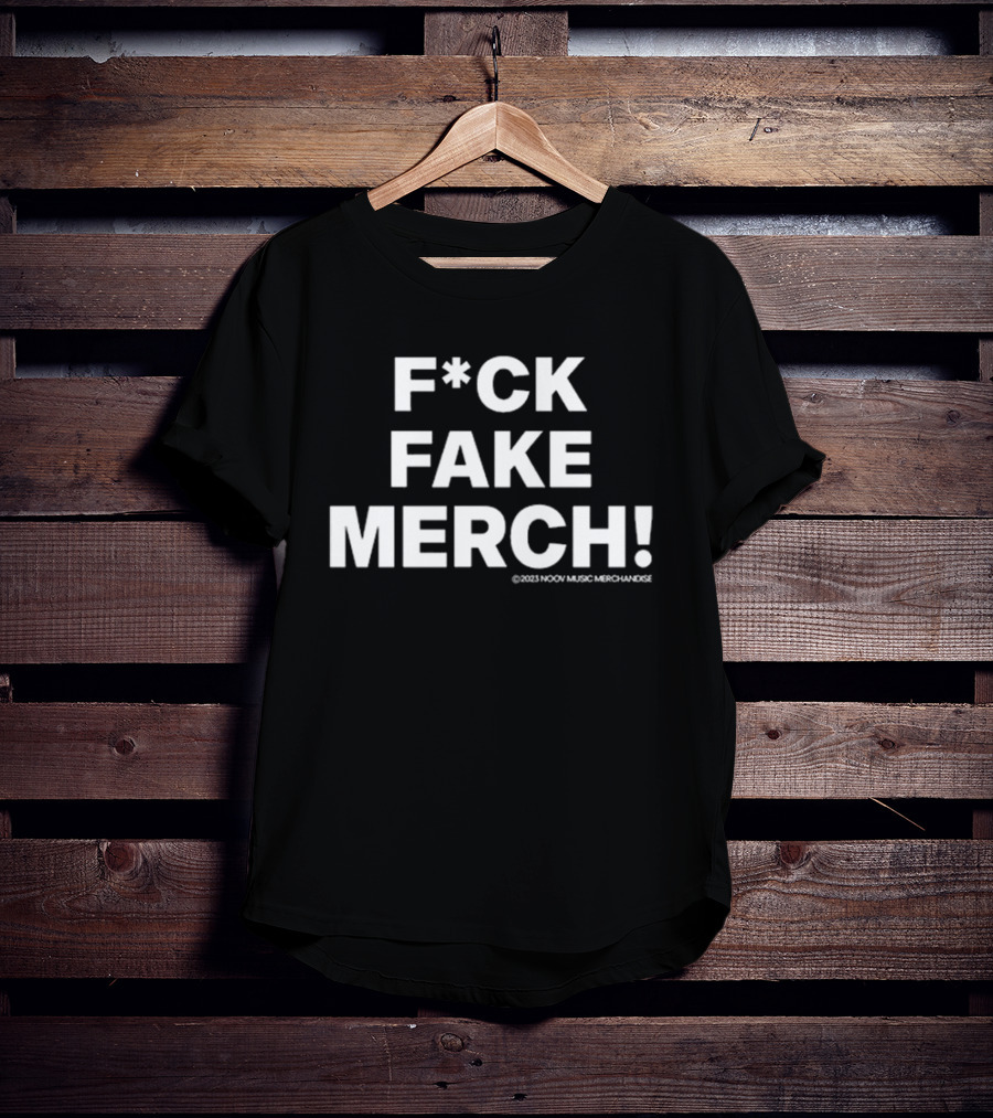 F*ck Fake Merch Noov Market T-Shirt