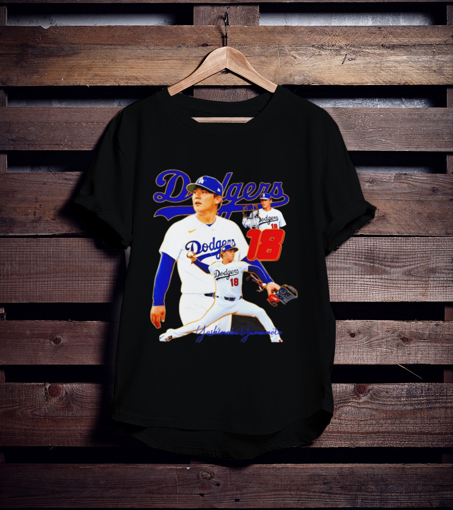 Los Angeles Dodgers Yoshinobu Yamamoto 18 Baseball 2026 T-Shirt
