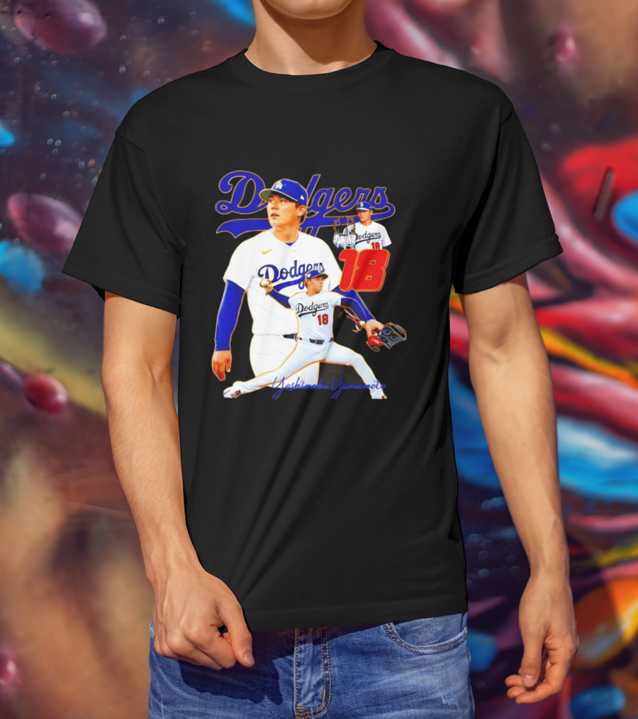 Los Angeles Dodgers Yoshinobu Yamamoto 18 Baseball 2026 T-Shirt