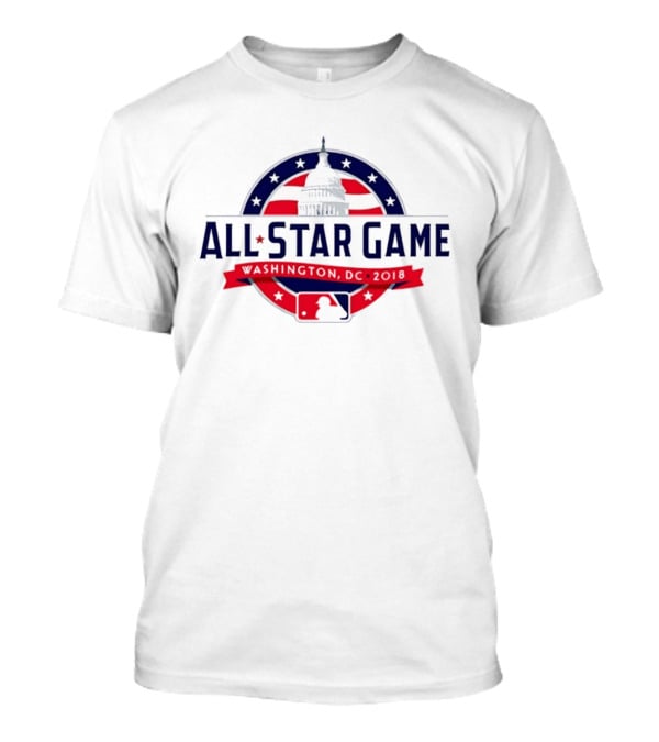 2018 MLB All Star Game Washington DC Capitol Baseball T-Shirt