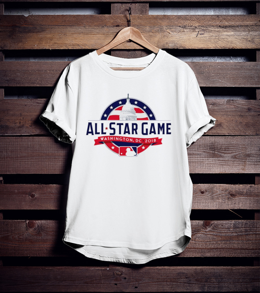 2018 MLB All Star Game Washington DC Capitol Baseball T-Shirt