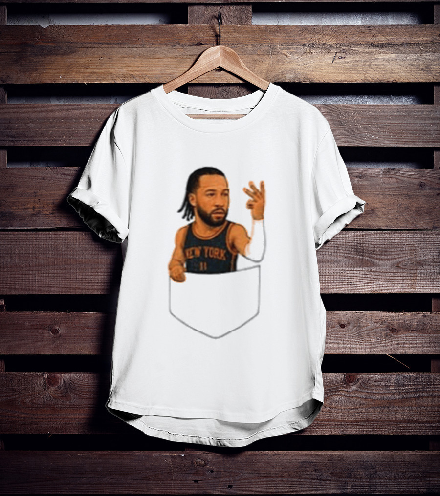 Jalen Brunson New York Knicks NBA Pocket T-Shirt