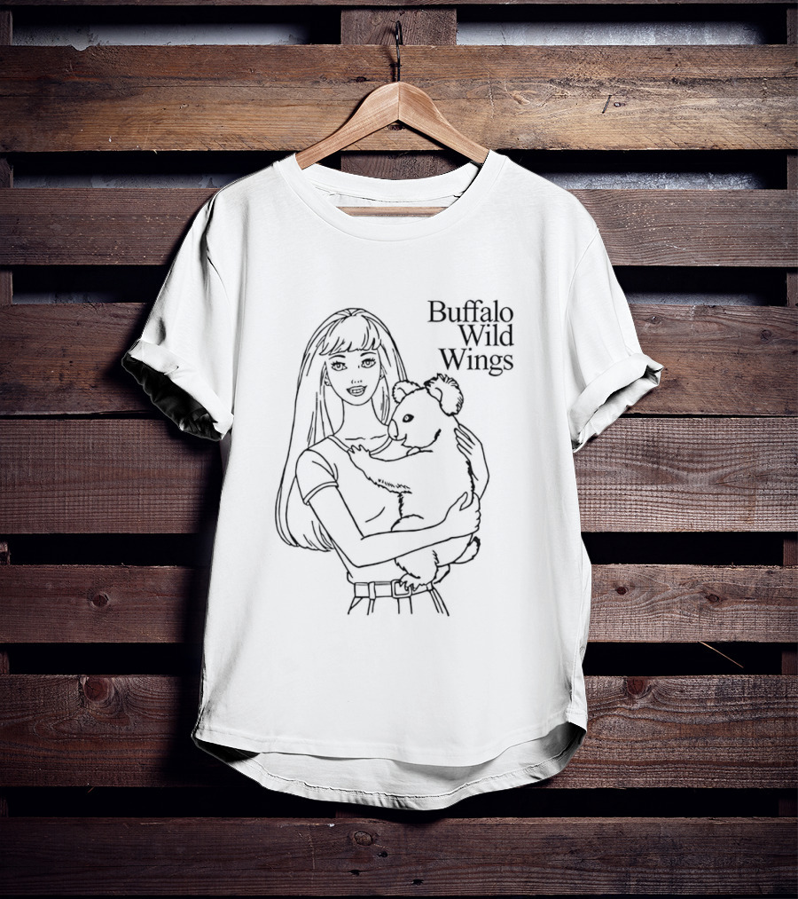 Buffalo Wild Wings Barbie Koala Hug T-Shirt