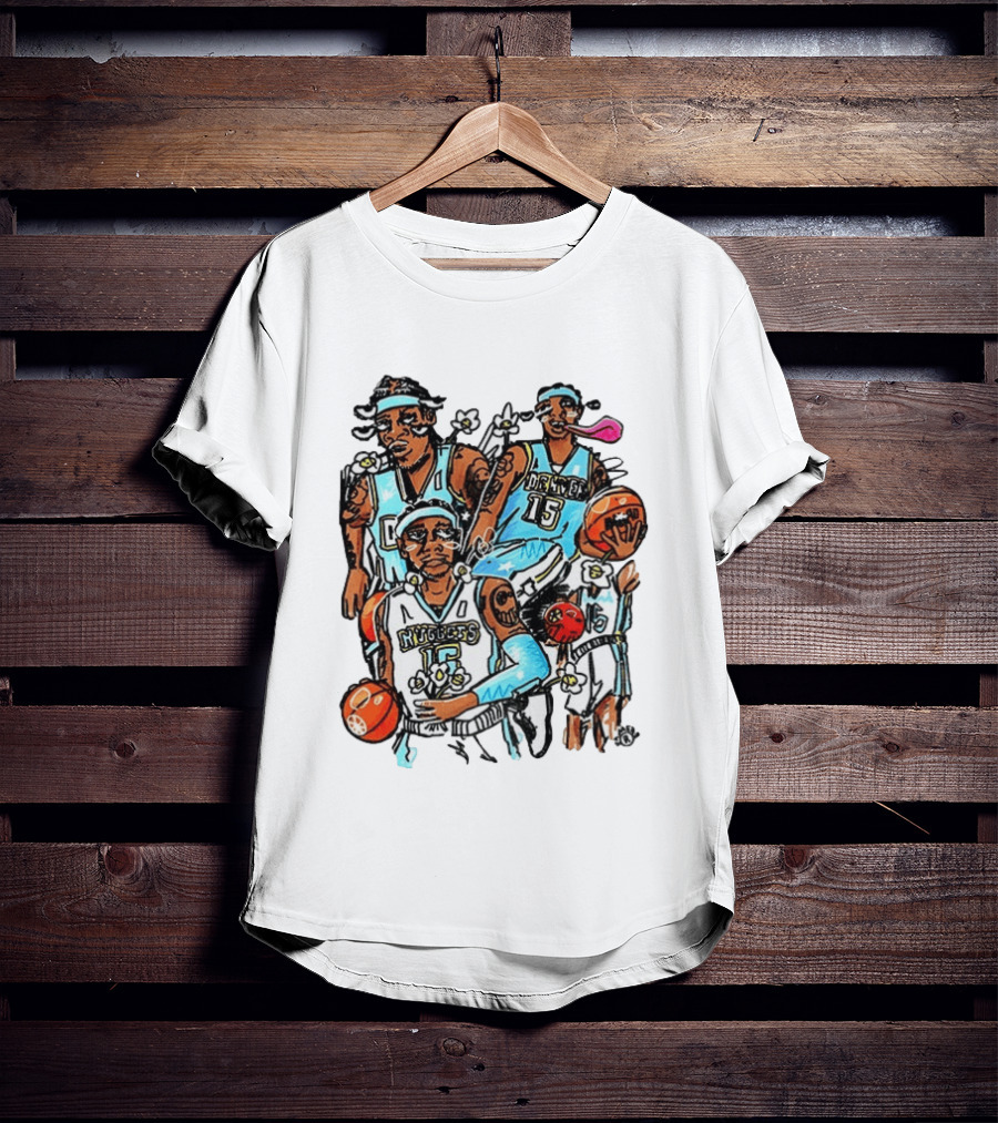 Carmelo Anthony Denver Nuggets NBA Basketball Player Iconic Moments T-Shirt