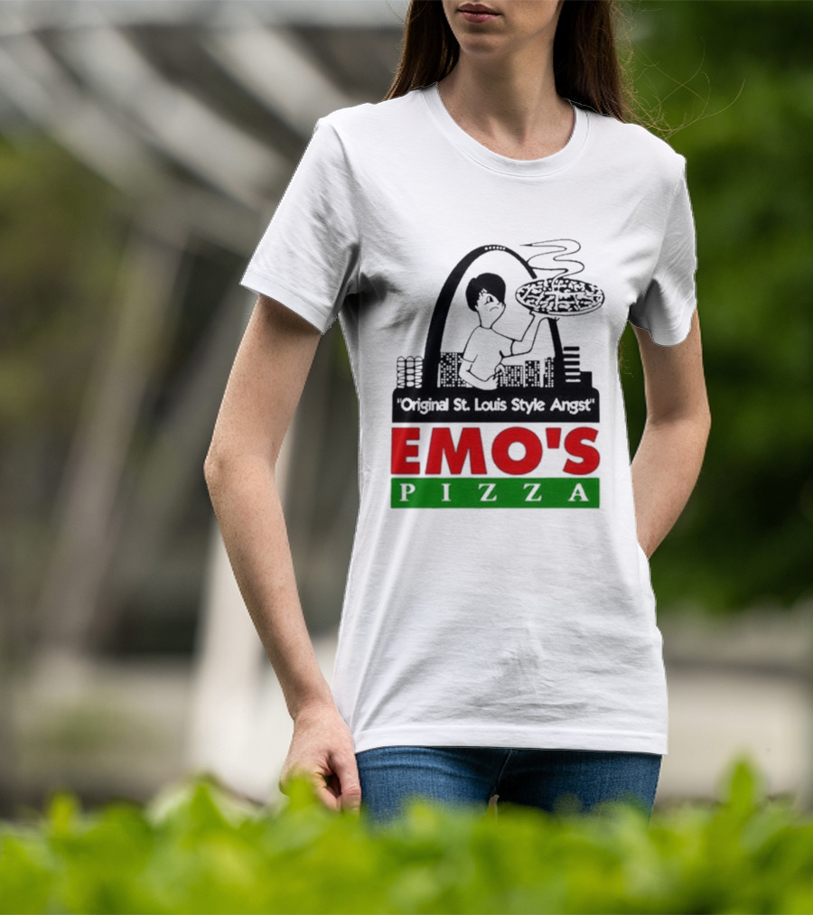 Original St. Louis Style Angst Emo's Pizza T-Shirt