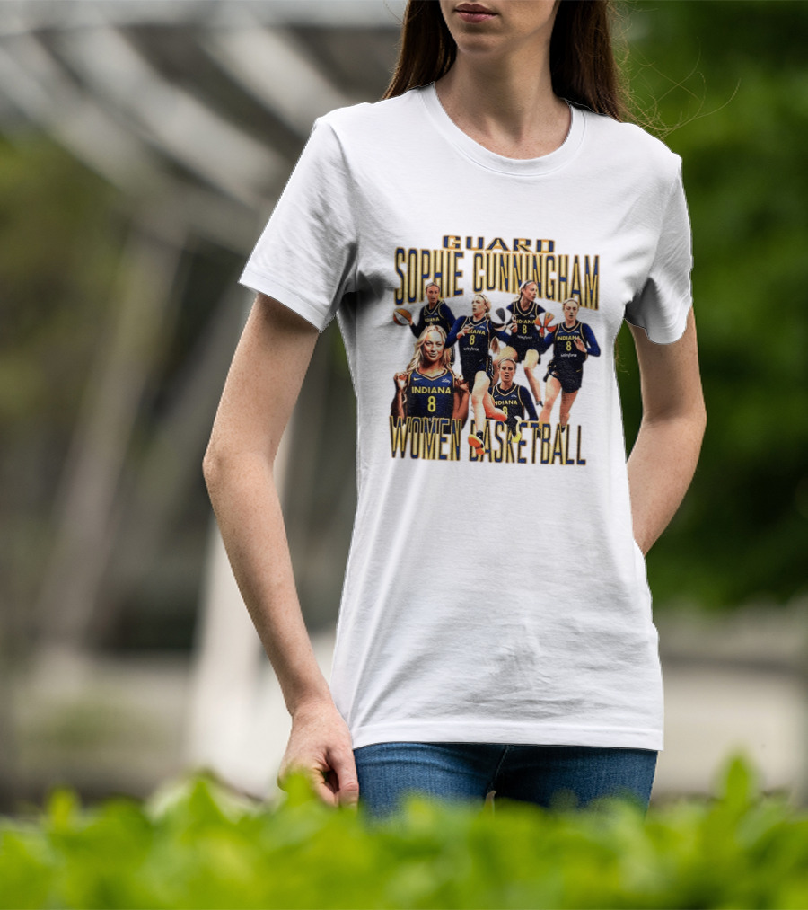 Guard Sophie Cunningham Indiana Fever Women Basketball Player 8 T-Shirt