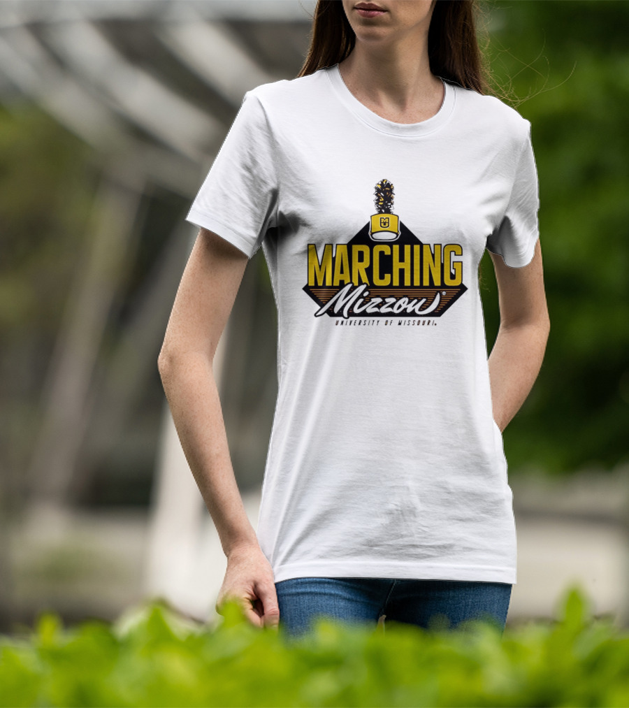 Marching Mizzou University Of Missouri Oval Tiger Head 2024 T-Shirt