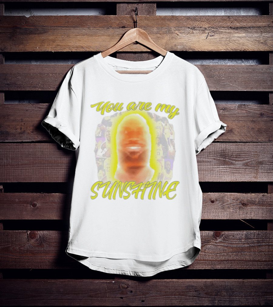 You Are My Sunshine Lebron James Lakers Basketball Lebonbon T-Shirt