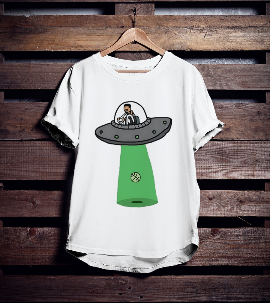 San Antonio Spurs Victor Wembanyama Wemby Extraterrestrial UFO Basketball T-Shirt