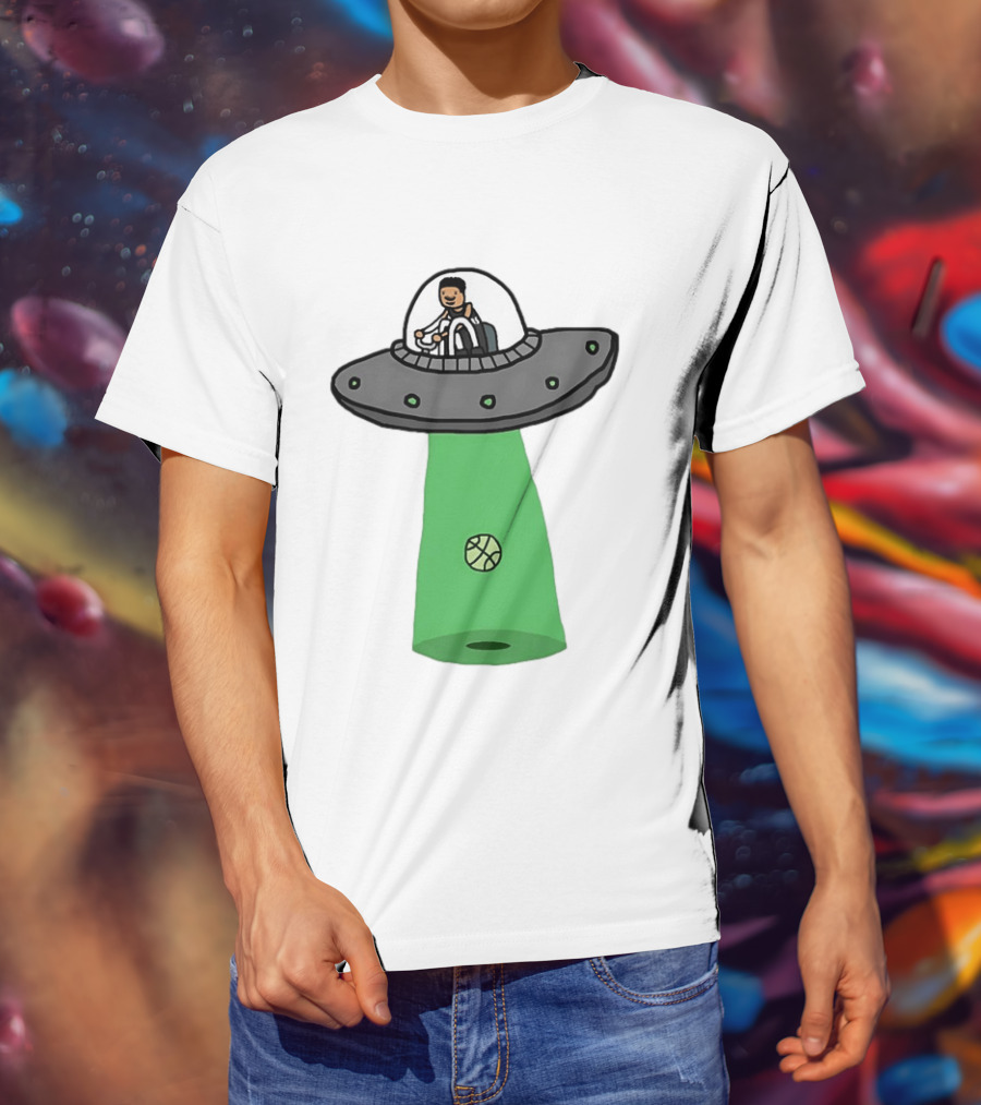 San Antonio Spurs Victor Wembanyama Wemby Extraterrestrial UFO Basketball T-Shirt