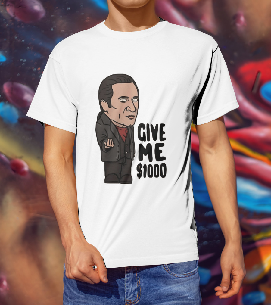 The Sopranos Furio Giunta Cartoon Give Me $1000 T-Shirt