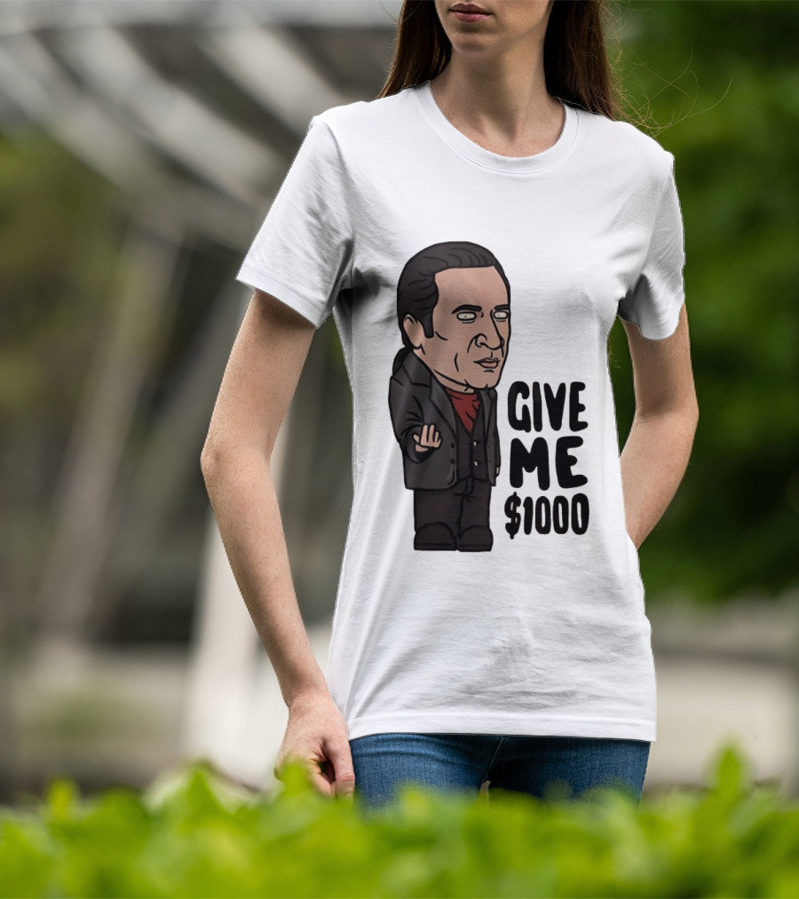 The Sopranos Furio Giunta Cartoon Give Me $1000 T-Shirt