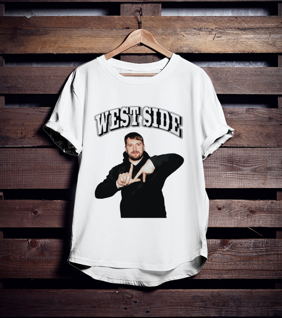 Luka Doncic Westside LA Hand Lakers T-Shirt