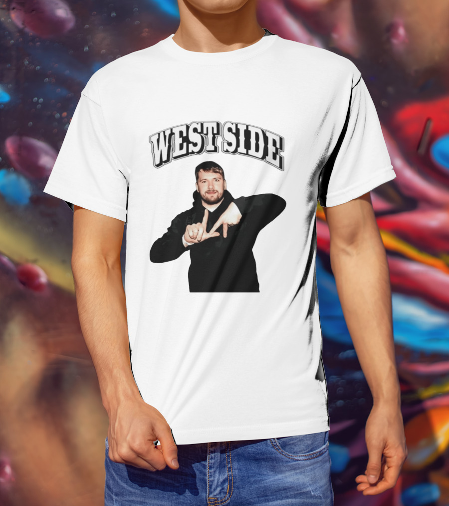 Luka Doncic Westside LA Hand Lakers T-Shirt