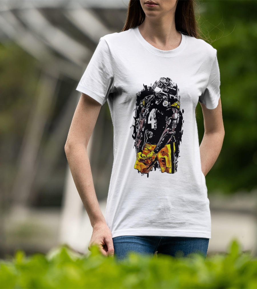 Zecharius Metcalf Metcalf Pittsburgh Steelers Black And Gold 4 DK T-Shirt