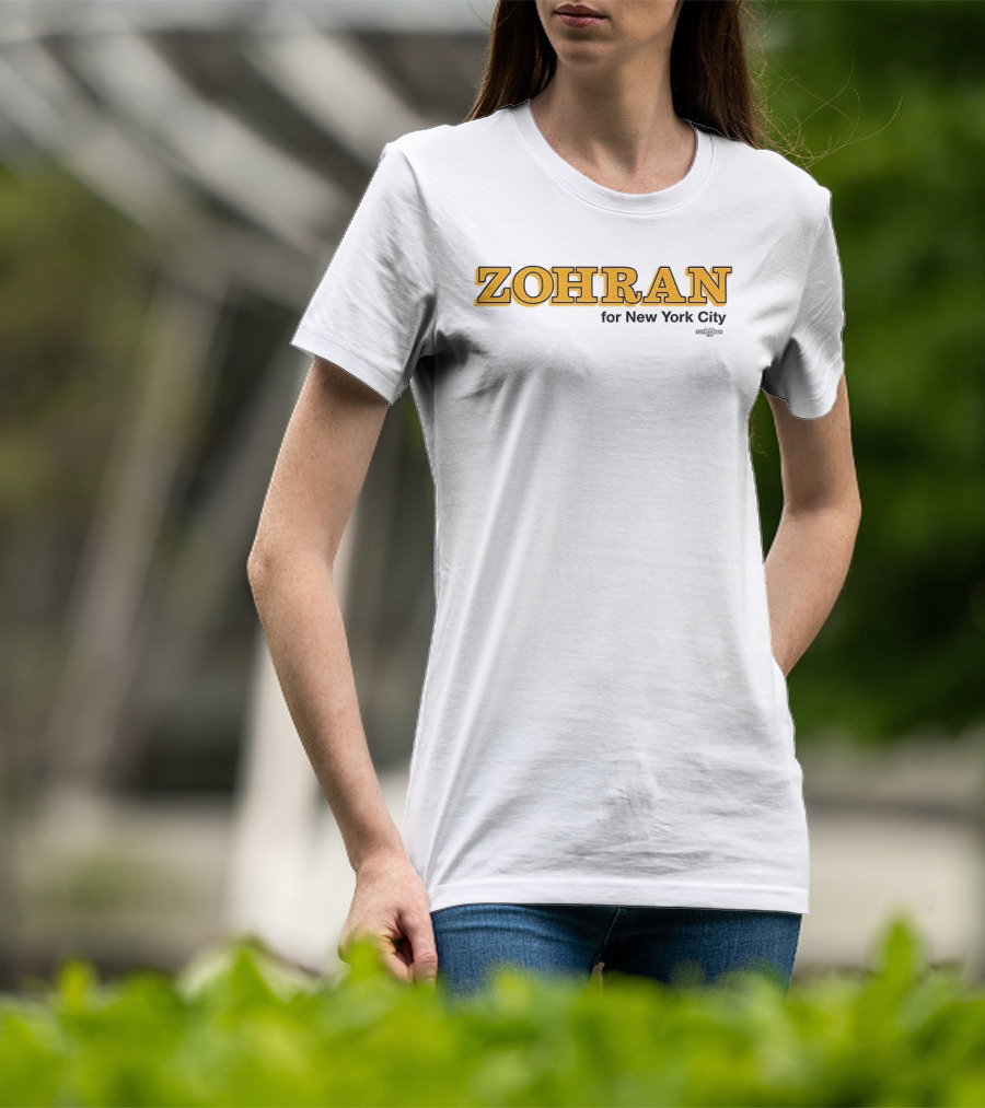 Zohran For New York City Mayor 2025 Campaign Merchandise T-Shirt