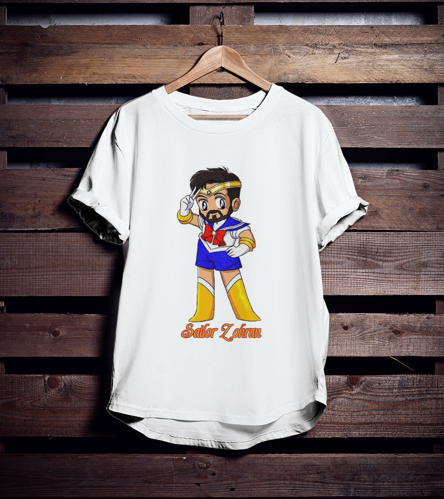 Zohran Mamdani Sailor Moon Sailor Zohran Anime Crossover Meme T-Shirt