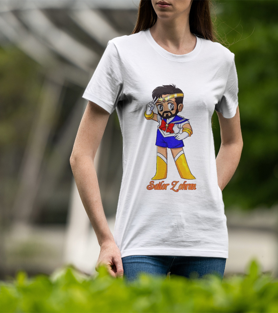Zohran Mamdani Sailor Moon Sailor Zohran Anime Crossover Meme T-Shirt