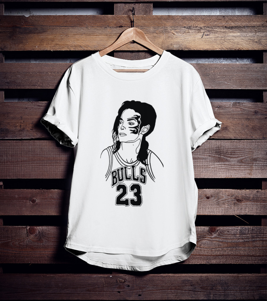 Chicago Bulls 23 Triple Mike Jordan Jackson Tyson Mashup T-Shirt