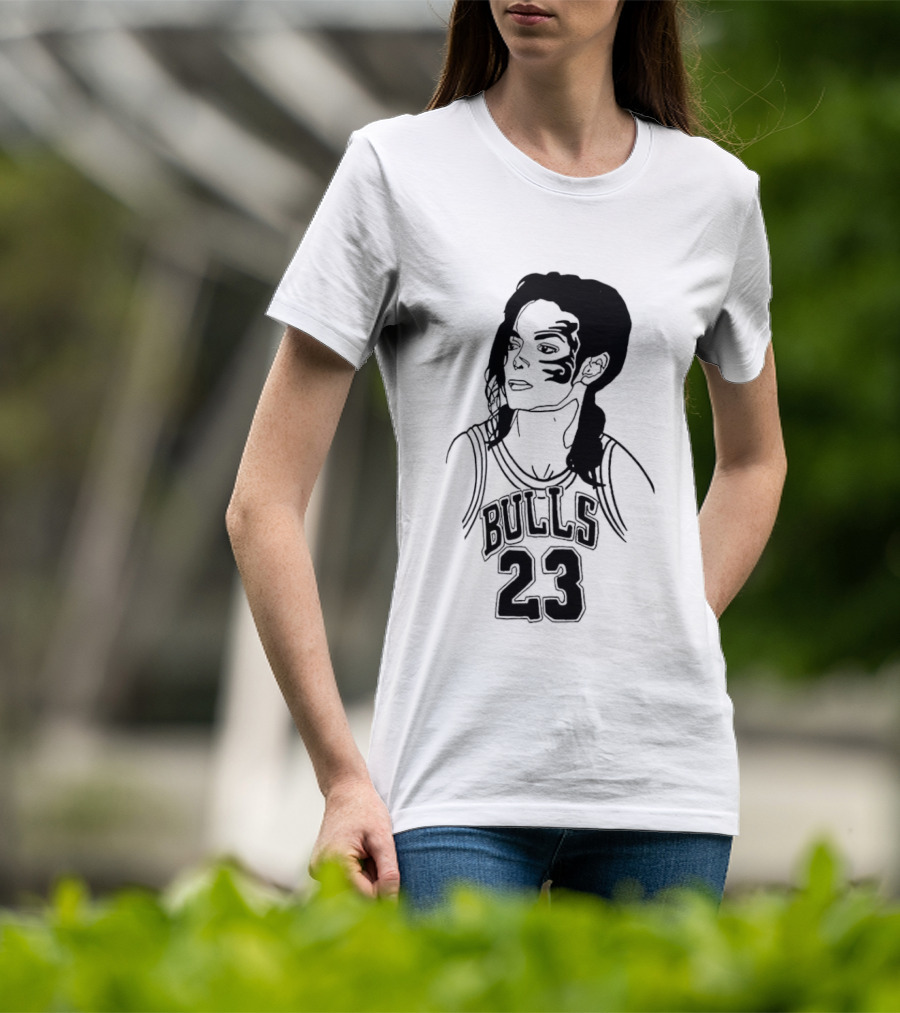 Chicago Bulls 23 Triple Mike Jordan Jackson Tyson Mashup T-Shirt