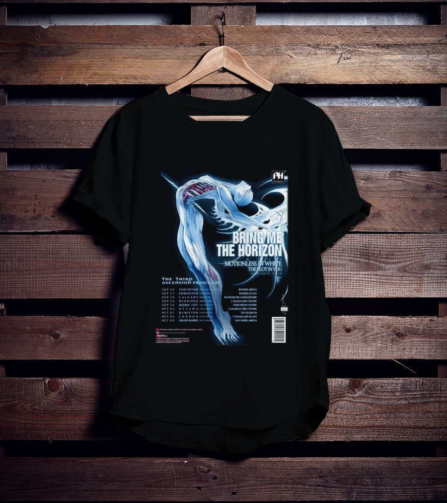 Bring Me The Horizon Motionless In White The Plot In You 2026 North America Tour T-Shirt