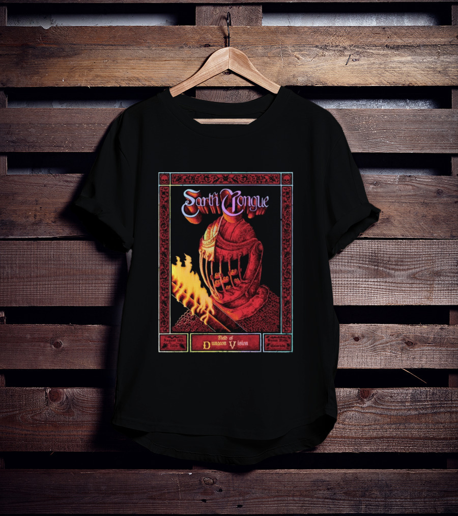 Earth Tongue August 16th 2023 Field Of Dungeon Vision Lyons Colorado T-Shirt