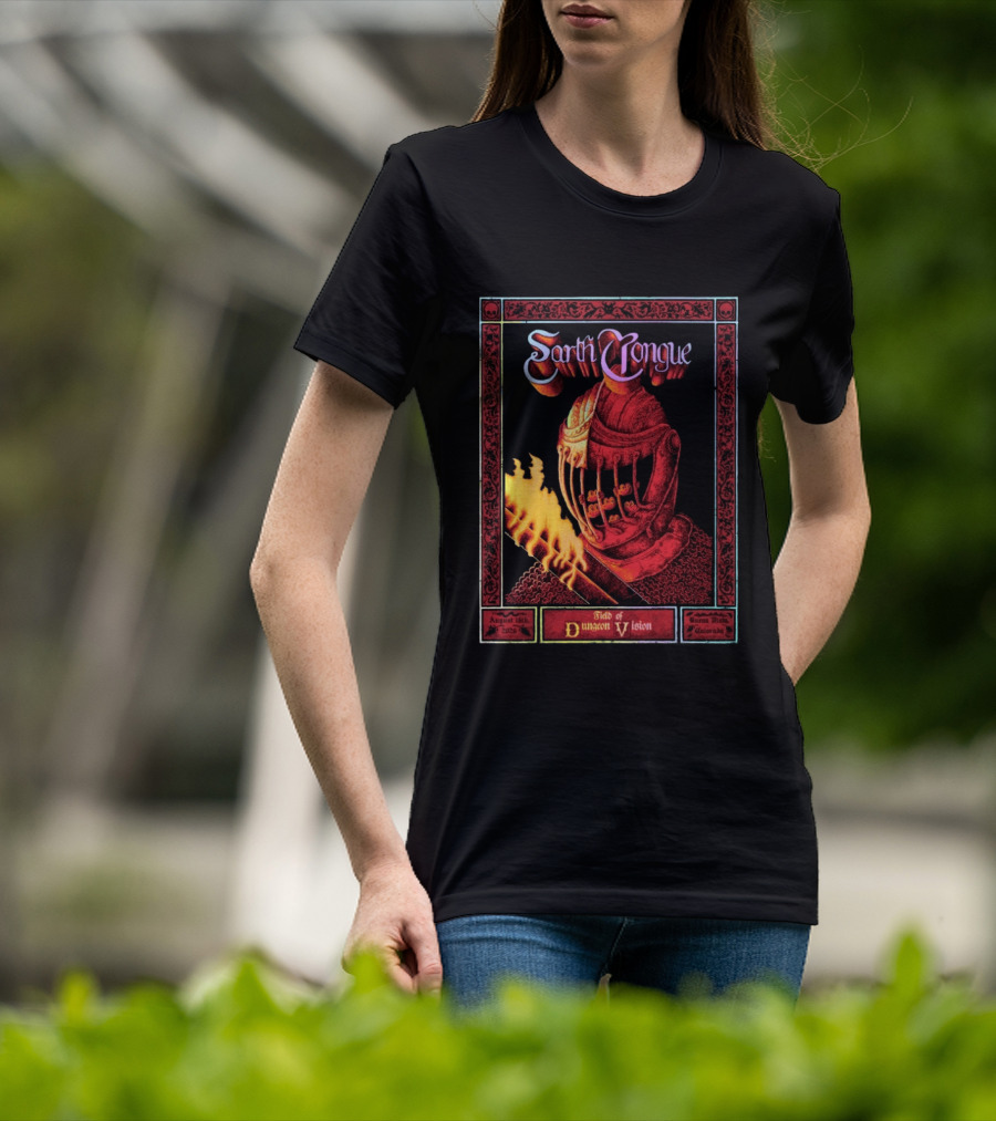 Earth Tongue August 16th 2023 Field Of Dungeon Vision Lyons Colorado T-Shirt
