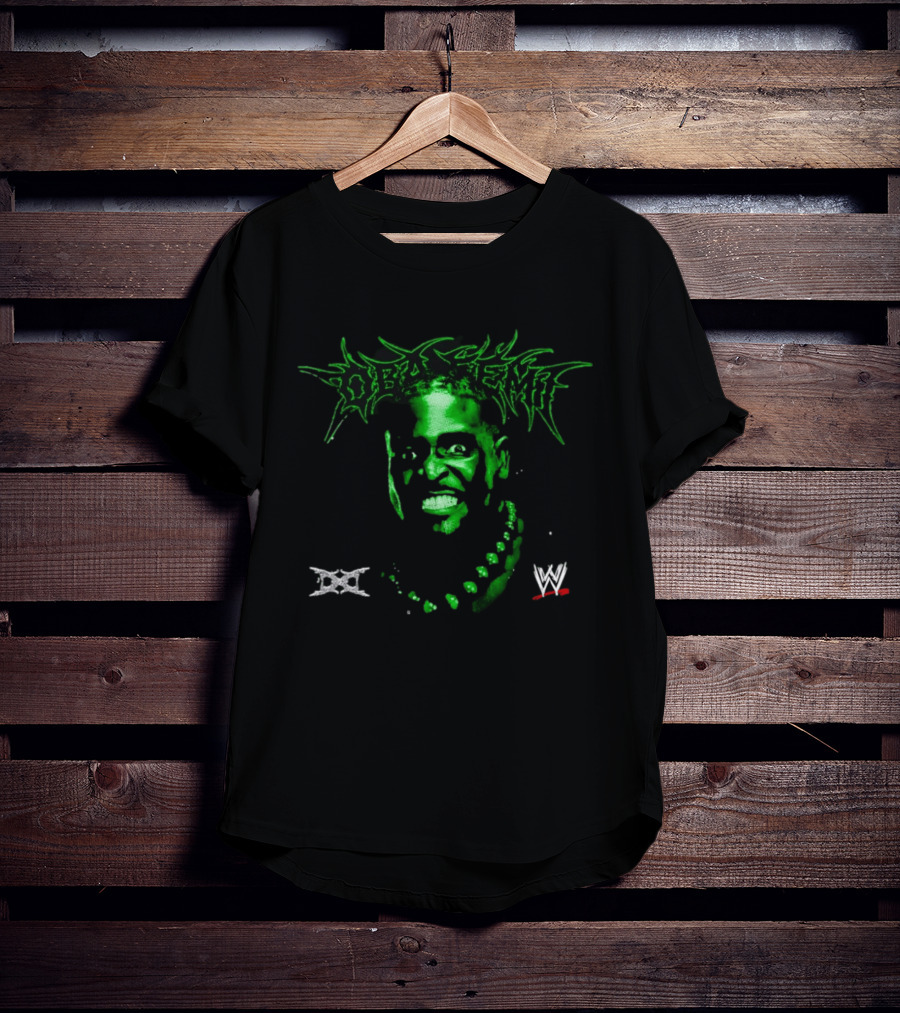 Ken Carson Oba Femi WWE DX Logo Green Face T-Shirt