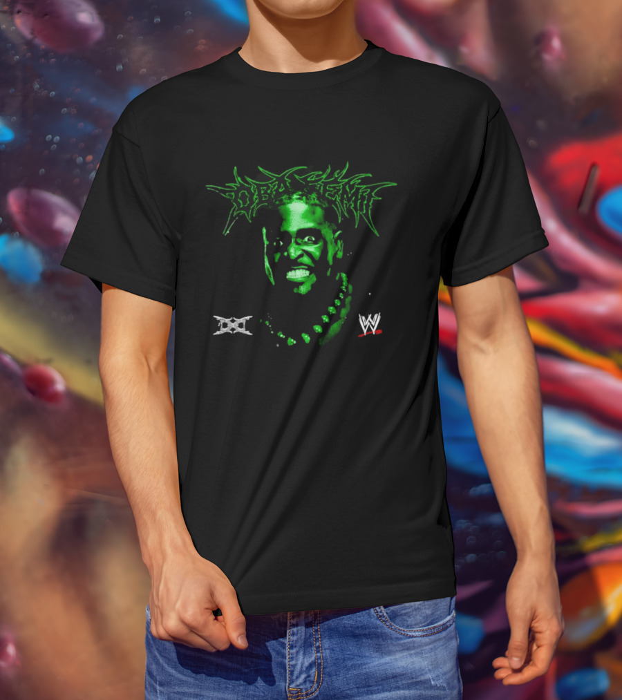Ken Carson Oba Femi WWE DX Logo Green Face T-Shirt
